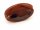 Agate - disque ovale, 21x36 mm, brun rouge /5305s