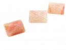 Achat - rechteckig, 12x20 mm, orange /4885s