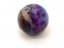 Agate - boules à facettes 18 mm violet / 5754s4