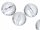 Cristal de roche - boule à facettes 12 mm, 2 pcs /4662s