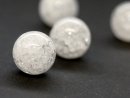 4683s/ rock crystal - 16 mm, crackled