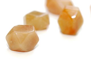 4300s/ calcite - hexagonal, 14x18 mm, orange