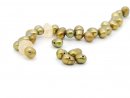 23 cultured pearls and citrines
