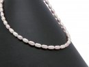 Loose, pierced cultured pearls in pink and white