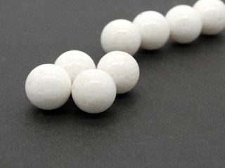 Four white coral balls