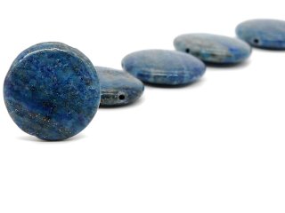 a pierced lapis slice