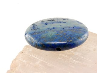 Lapis - runde Scheibe, 30 mm blau /2310s