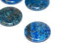 Lapis - runde Scheibe, 30 mm blau /2310s
