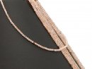Agate strand - faceted, 2 mm, salmon transparent /1312