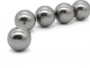 Dark grey pierced shell pearl