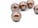Brown pierced shell pearl