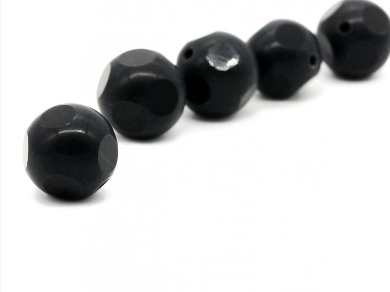 Lot De 10 Pierres Onyx Noir Naturelles – Cabochon Poli Ovale – 9x7mm – Inde