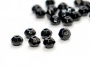 Onyx - facettierte Linse, 4x6 mm, 5 Stk /4037s