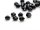 6x Onyx - faceted lentil, 4x6 mm /4037s