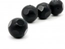 Boule de pierre précieuse en onyx noir