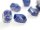 Sodalite - hexagonal, bleu, 2 pcs /4286s