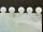 Howlite - 8 mm facetté, blanc - 5 pcs /1882s