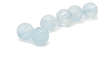 Two blue aquamarine balls