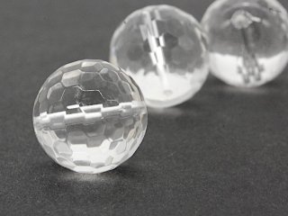 Faceted Rock Crystal Ball