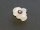 Jewellery intermediate element rock crystal flower
