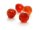 Carnelian - 4 mm, faceted, red - 4pcs/pack