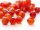 Carnelian - 4 mm, faceted, red - 4pcs/pack