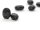 Lava - ovale 21x16 mm noir, 2 pcs /5091s