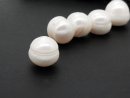 Large, white cultured pearl