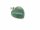 Jewellery pendant with heart-shaped aventurine in green
