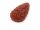 Pendentif - cornaline sculpté, bouddha, rouge foncé /B010