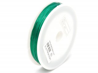 Perldraht - grün  0,45 mm / 8141