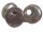 Jasper pendant - round disk 48 mm, brown gray patterned /8211