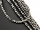 Lace Achat-Perlen 6 mm in Grau