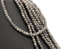 Lace Agate Beads 4 mm Grey