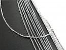 Hematite strand - faceted, 2 mm, silver grey/4741