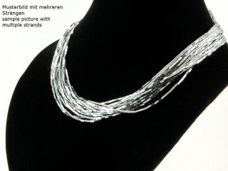 Hämatit Strang - rechteckige Walze, 1x3 mm, silber /4752