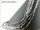 Hematite strand - rectangular tube, 1x3 mm, silver /4752