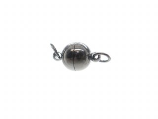Magnetic clasp - 8 mm, color: anthracite /3391