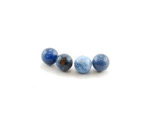 Dumortierit - 6 mm, blue - 4 pcs/pack
