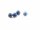 Dumortierit - 6 mm, blue - 4 pcs/pack