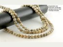 Jasper strand - spheres 10 mm sand-coloured, length 39.5...