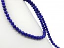Boules de lapis-lazuli bleu percées