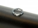 Anneau - agate gris, cristal de roche et argent /8203