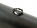 Anneau - onyx, cristal de roche et argent /8201