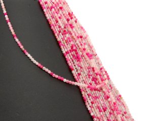 Gemstone Strand with Pink Agate Beads